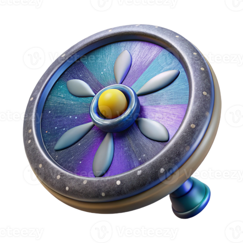 extraordinary modern Spinning Cosmic Cartwheel Cutout with Starburst Effect png