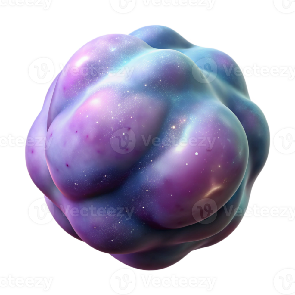 extraordinary creative Spinning Nebula Isolated on Transparent Background Angled View professional png