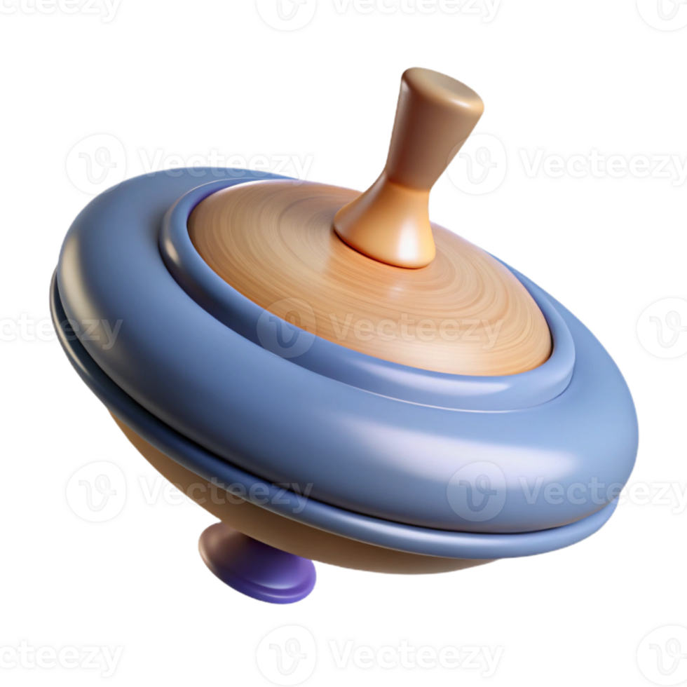 magnificent vintage Spinning Top in Perpetual Motion Cutout Transparent Background professional png