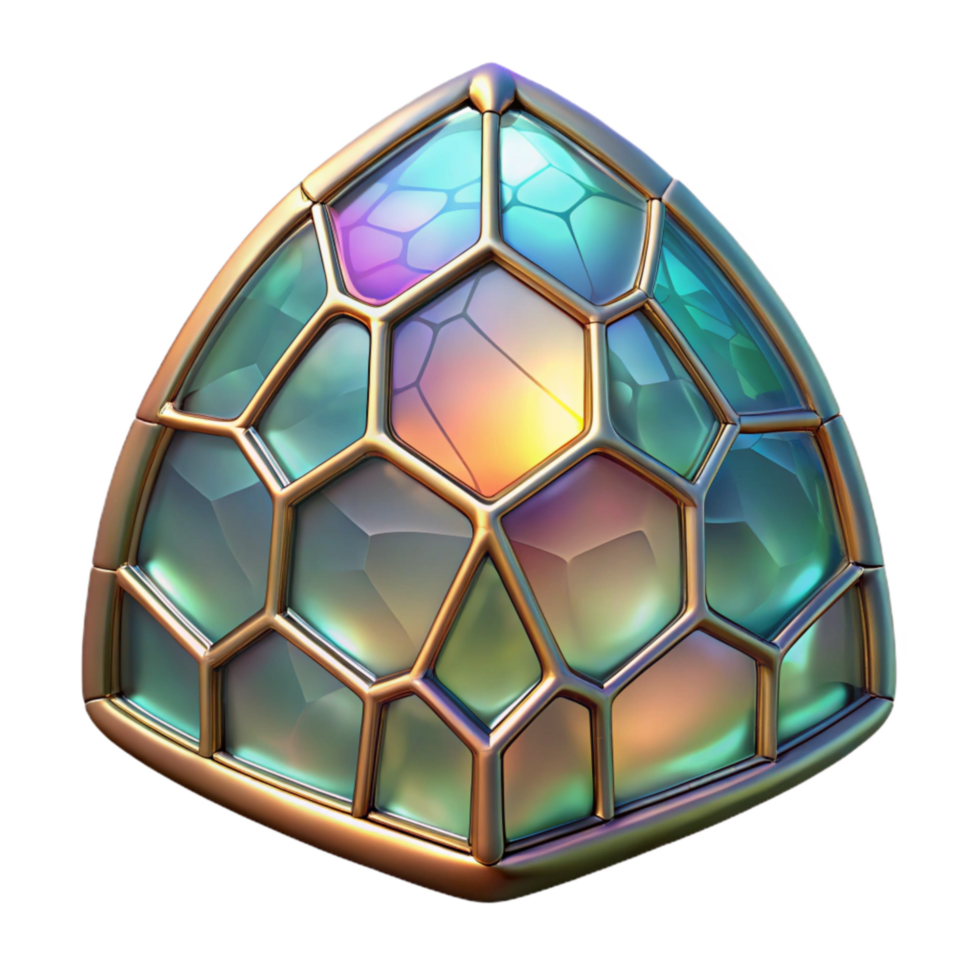 elegant abstract Stained Glass Abstract Texture Cutout Element high resolution png