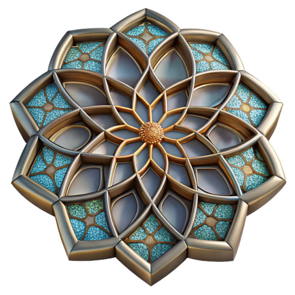 beautiful minimalist Stained Glass Abstract Pattern Cutout Element original png