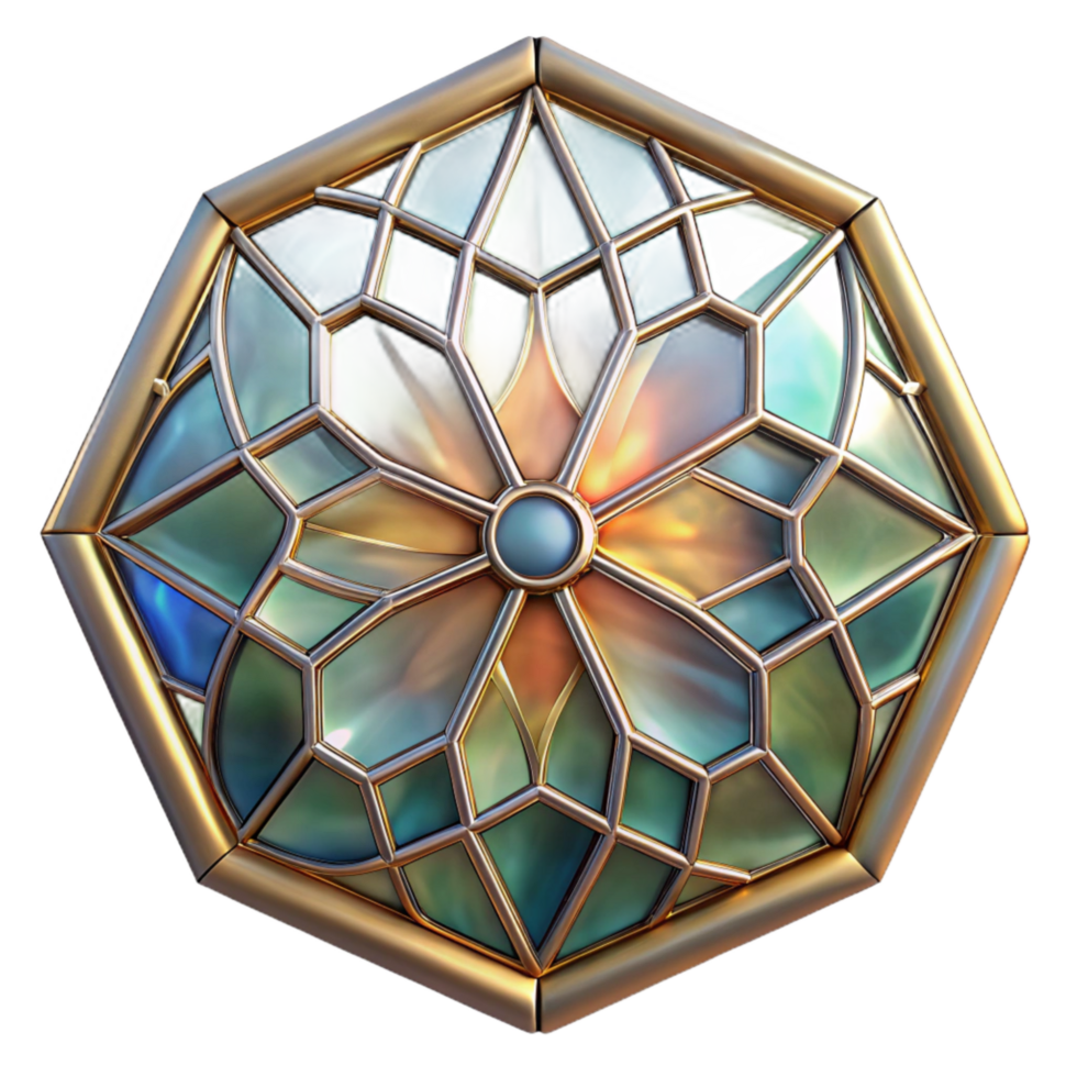wonderful artistic Stained Glass Abstract Texture Cutout Element premium png