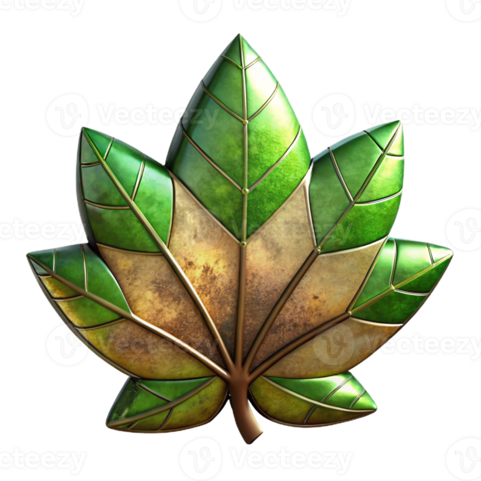 extraordinary traditional Stained Glass Leaf Pattern Isolated Background original png