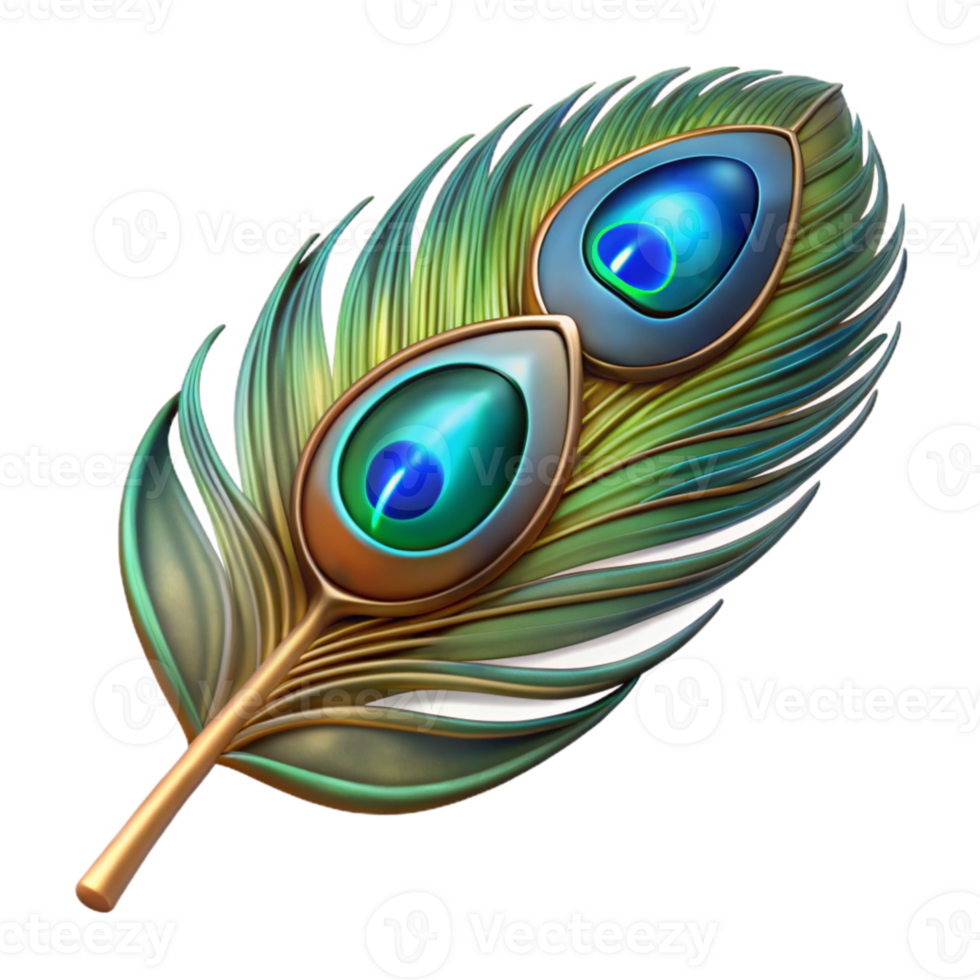 magnificent abstract Stained Glass Peacock Feather Transparent Cutout detailed png