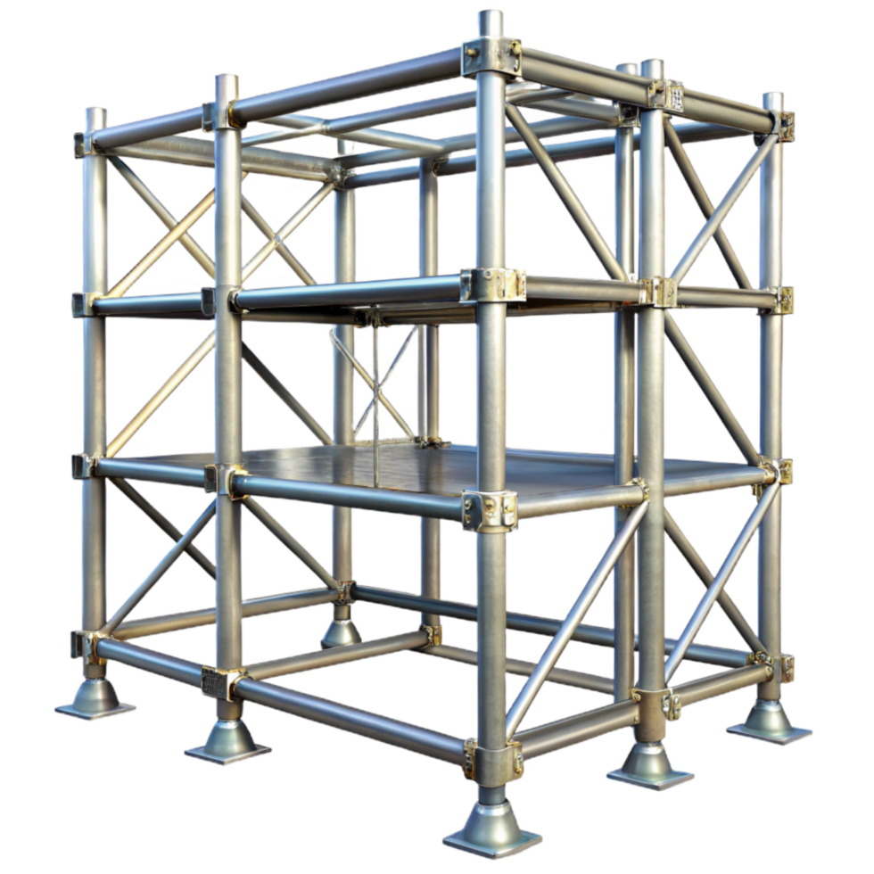 stunning rustic Starlight Scaffolding Transparent Background Silver Structure authentic png