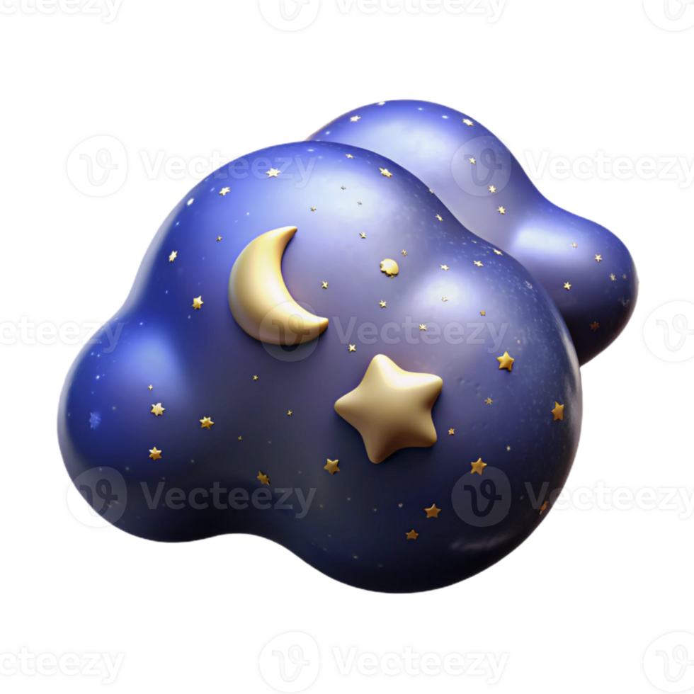 vibrant classic Stellar Steppes Night Sky Isolated Element authentic png