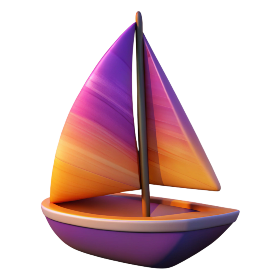 impressive abstract Sunset Sailboat Silhouette Cutout Tranquil Seascape exclusive png