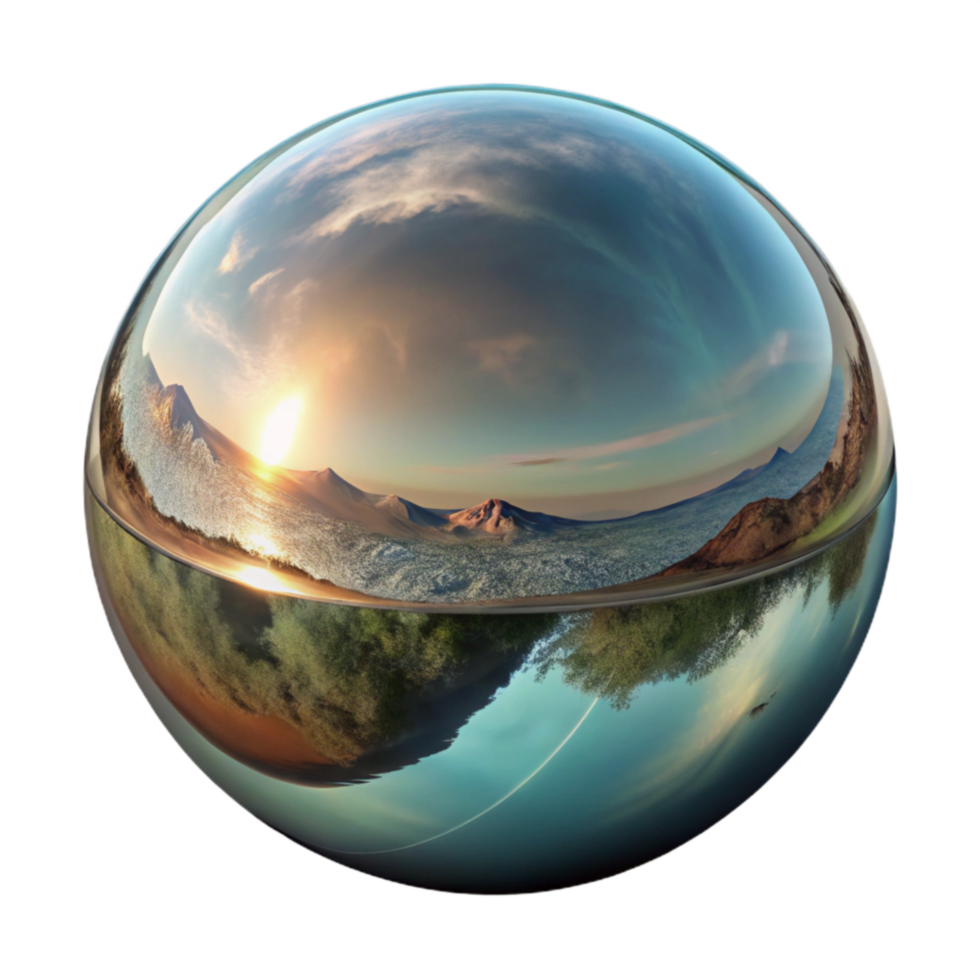stunning creative Surreal Reflection Cutout for Design Projects png