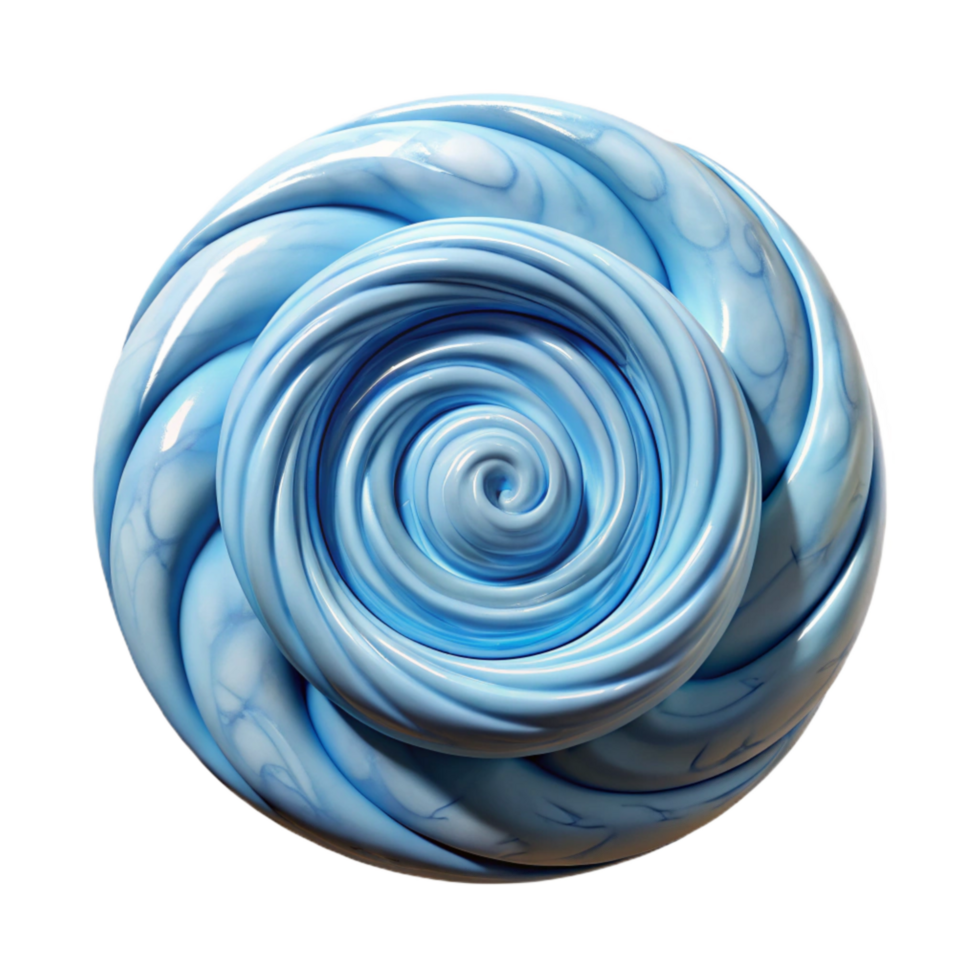 impressive abstract Swirling Water Pattern Cutout with Transparent Background professional png