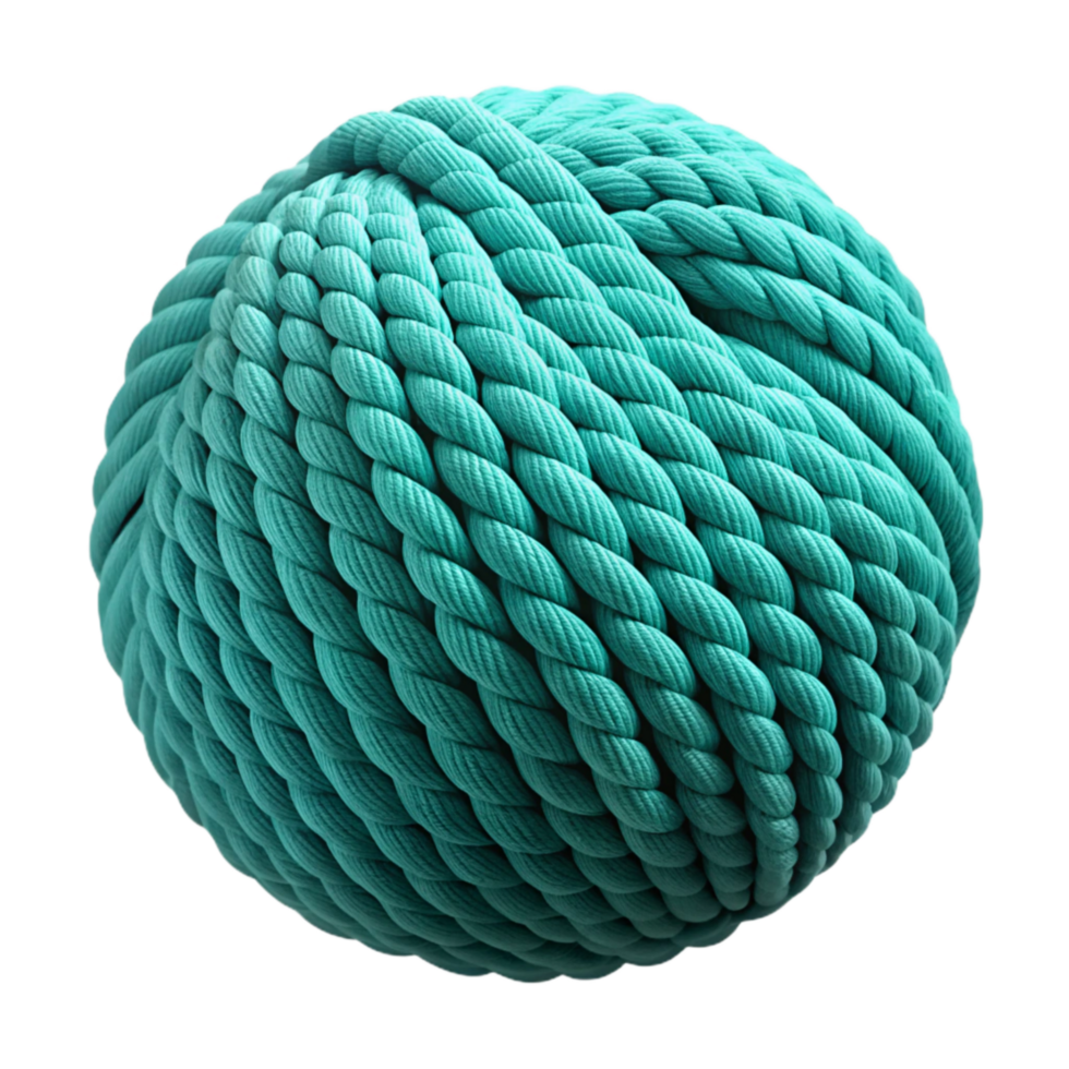serene abstract Teal Knitted Yarn Texture Close Up Isolated genuine png