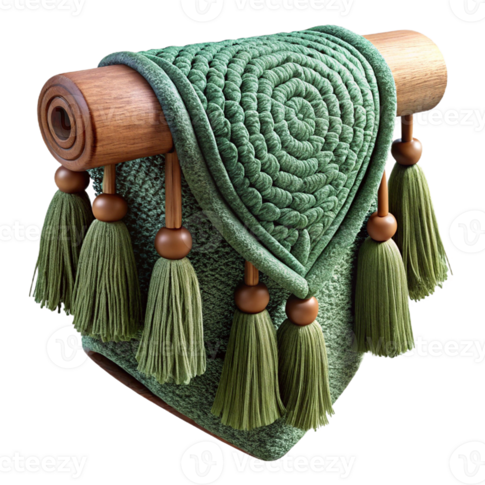 impressive artistic Terraverde Tapestry Fiber Detail Transparent Background premium png