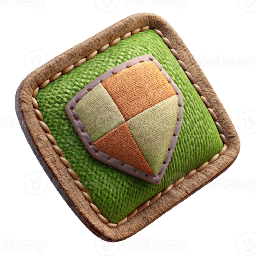 wonderful minimalist Terraverde Tapestry Patch with Transparent Background genuine png