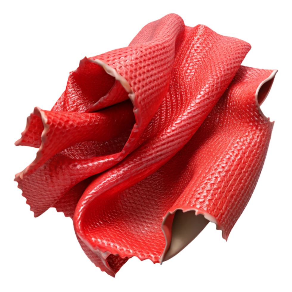 stunning traditional Torn Fabric Scrap Transparent Background Red Color authentic png