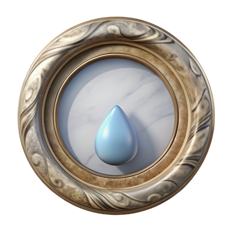 vibrant abstract Transparent Circular Frame with Drop Shadow Transparent Background original png