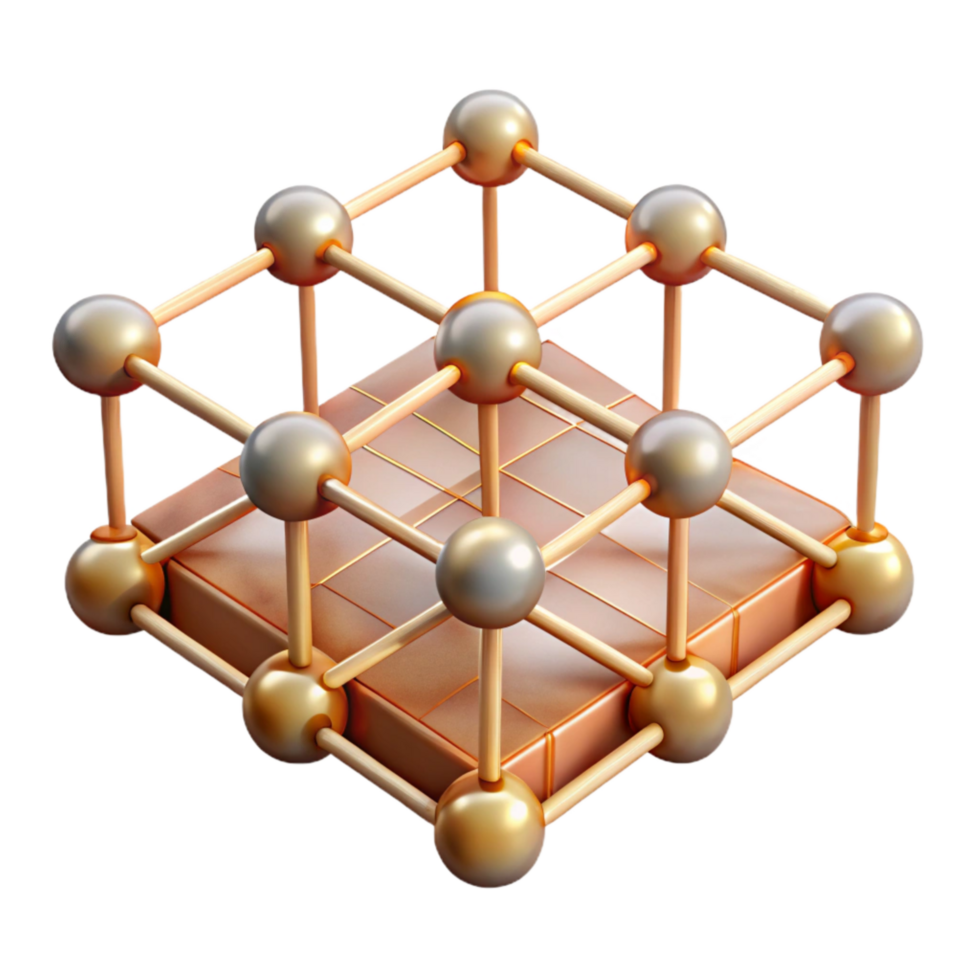 wonderful creative Transparent Network Grid Perspective View Isolated authentic png