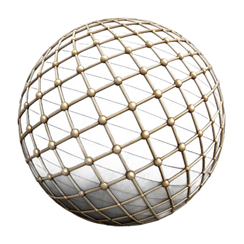 stunning modern Transparent Network Grid Perspective View Isolated high resolution png