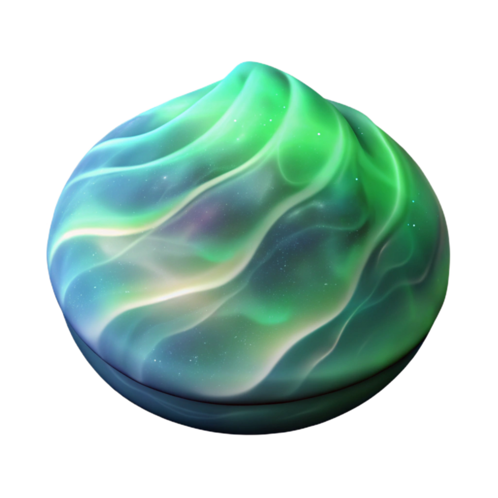 wonderful abstract Underwater Cavern Entrance Isolated Bioluminescent Light premium png