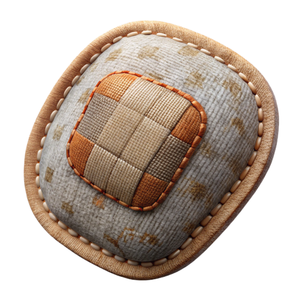 magnificent classic Vintage Fabric Patch Texture Isolated with Stitched Edges detailed png