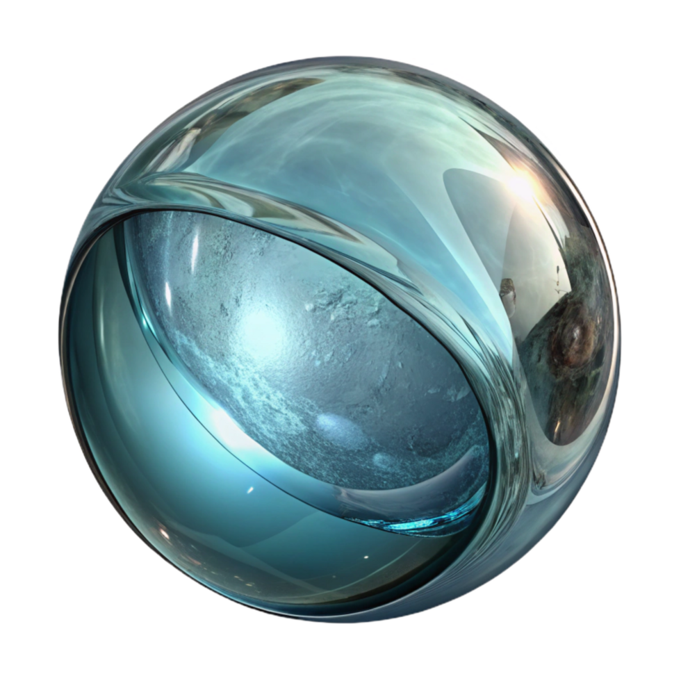 beautiful abstract Vintage Glass Distortion Reflection Cutout high quality png