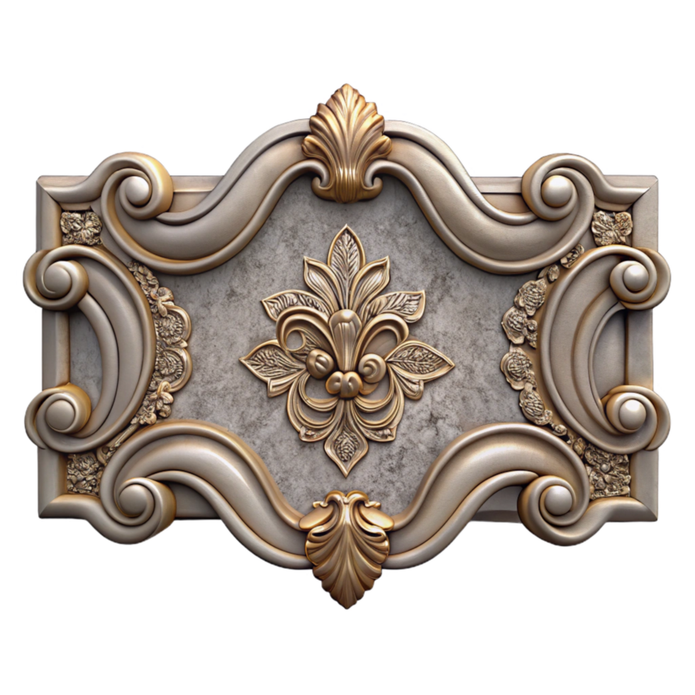 elegant creative Vintage Wallpaper Border Texture Isolated with Ornate Pattern high quality png