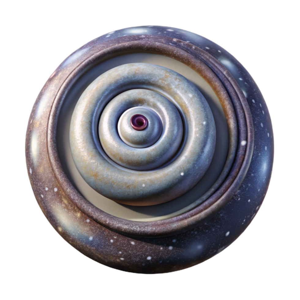impressive abstract Whirlpool Galaxy Cartwheel Cutout with Detailed Texture authentic png