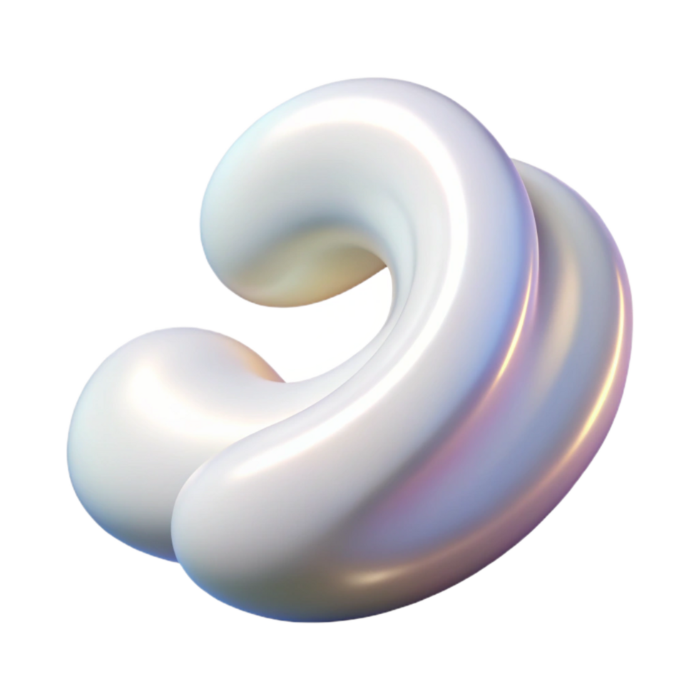 wonderful modern White Vapor Wave Isolated Element with Smooth Curves high resolution png