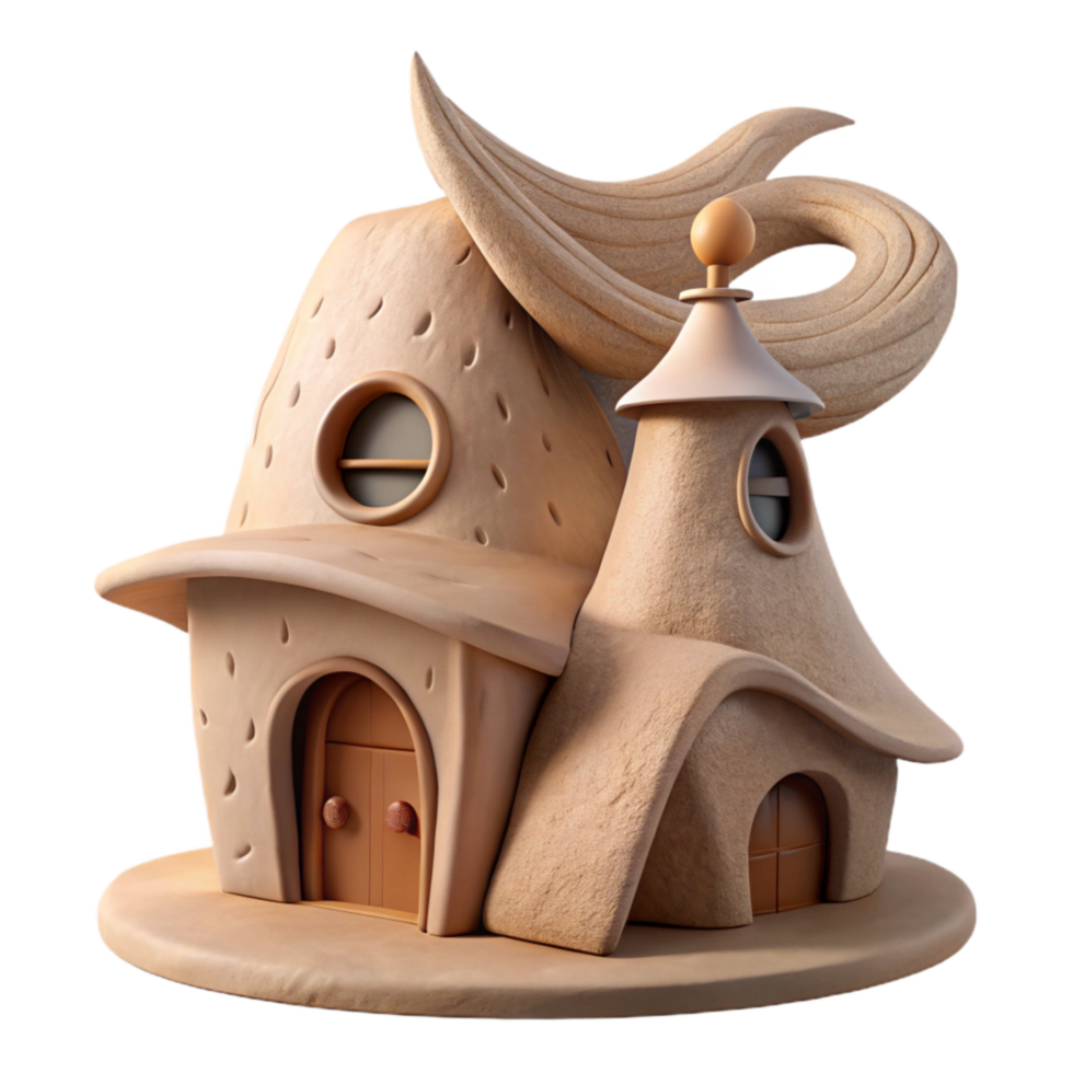 serene abstract Wind Shaped Aerthys Architecture Transparent Background high quality png