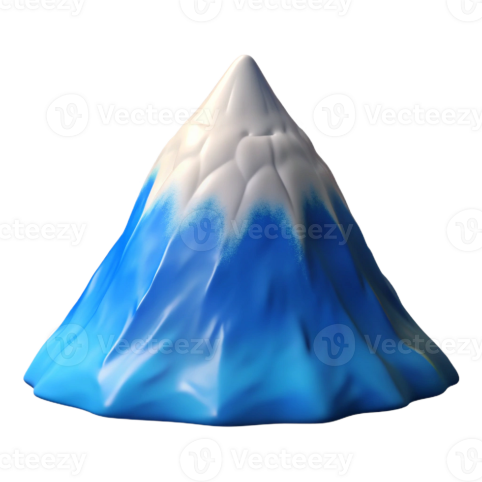 impressive traditional Windswept Peak Transparent Background with Blue Sky genuine png