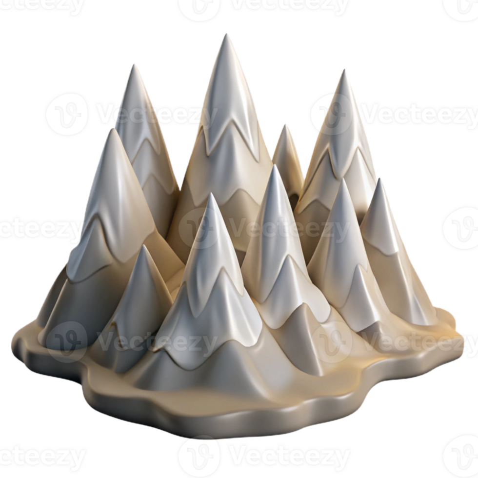 impressive contemporary Windswept Peaks Transparent Cutout detailed png