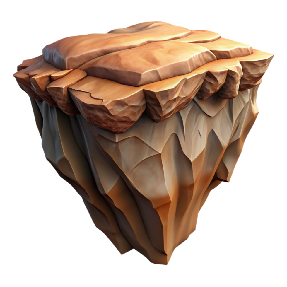 wonderful abstract Windswept Zephyr Zone Cliff Face Isolated with Dramatic Lighting professional png
