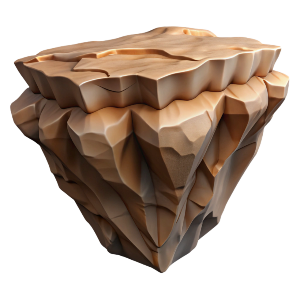 vibrant rustic Windswept Zephyr Zone Cliff Face Isolated with Dramatic Lighting high quality png