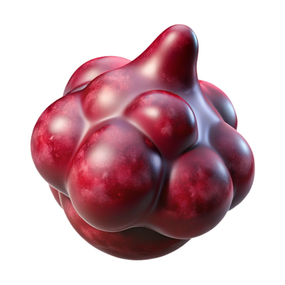 serene abstract Wine Red Vapor Form Isolated Element detailed png