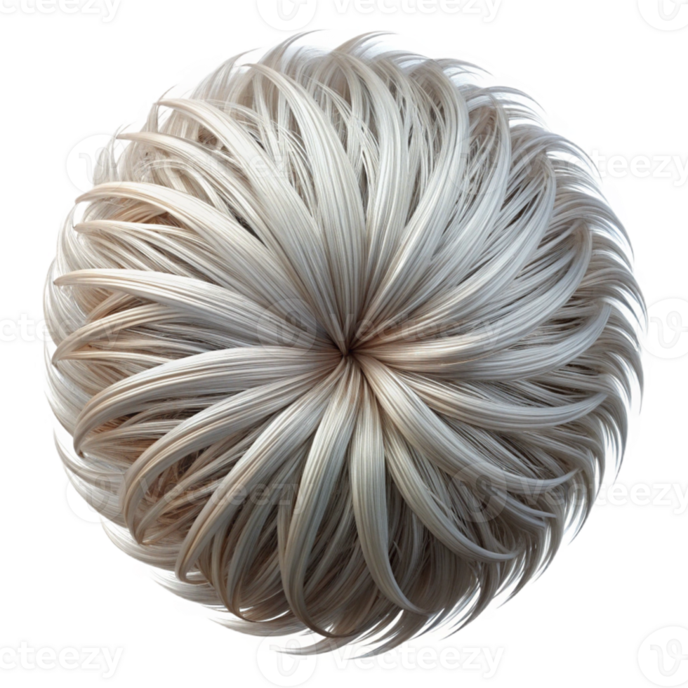 elegant minimalist Wispy Filament Pattern Isolated with Bright Lighting detailed png