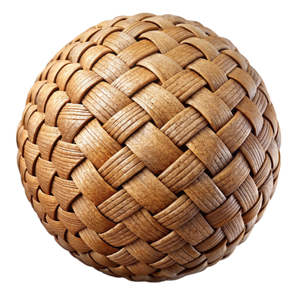beautiful traditional Woven Material Cutout with Rough Texture premium png