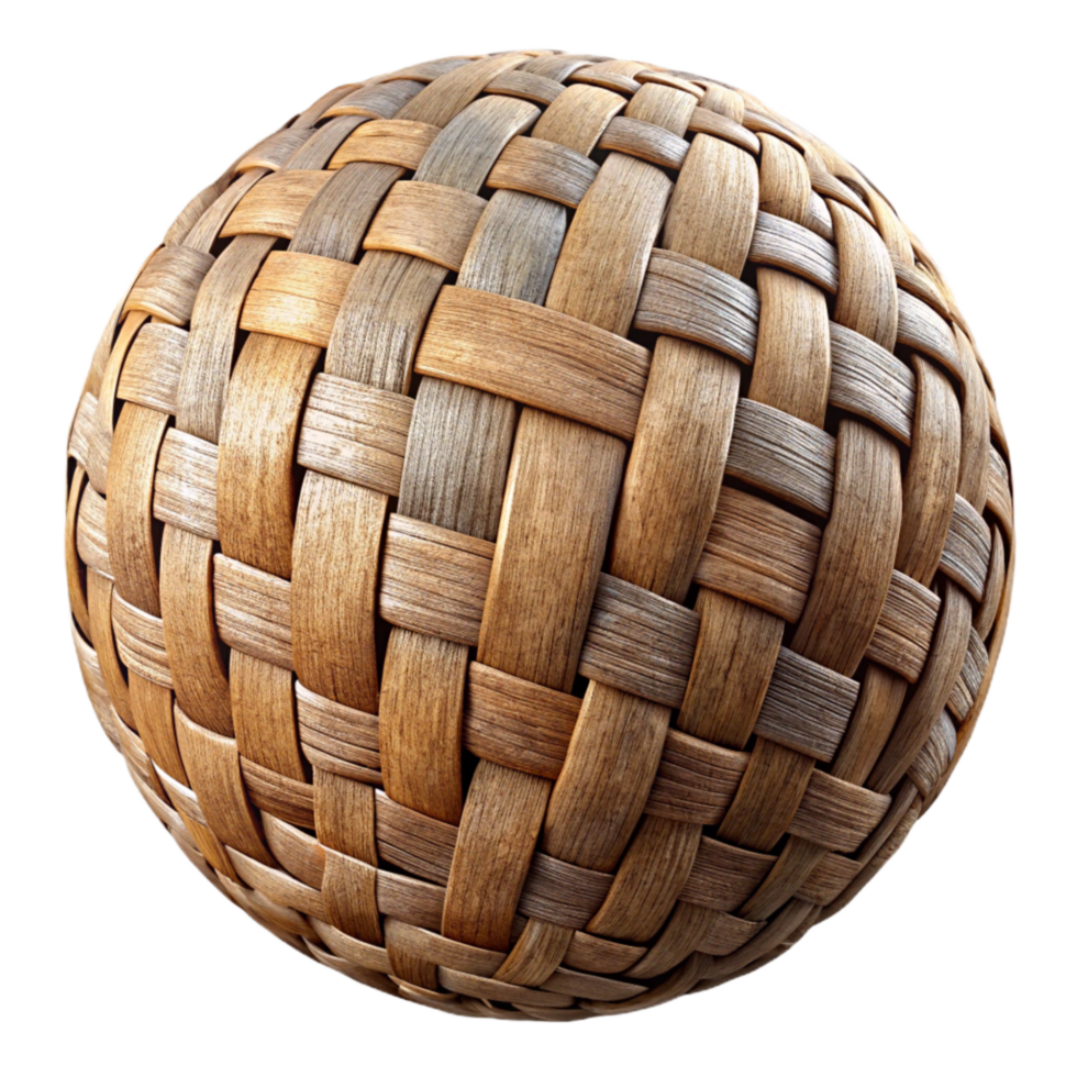 elegant rustic Woven Material Cutout with Rough Texture authentic png