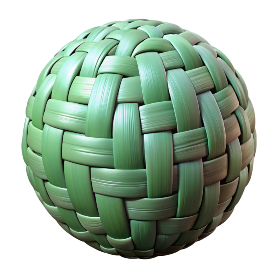 magnificent creative Woven Terraverde Design Isolated on Transparent Background high resolution png