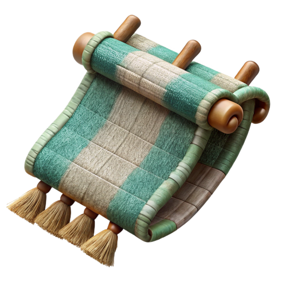 stunning creative Woven Terraverde Tapestry Texture with Isolated Background original png