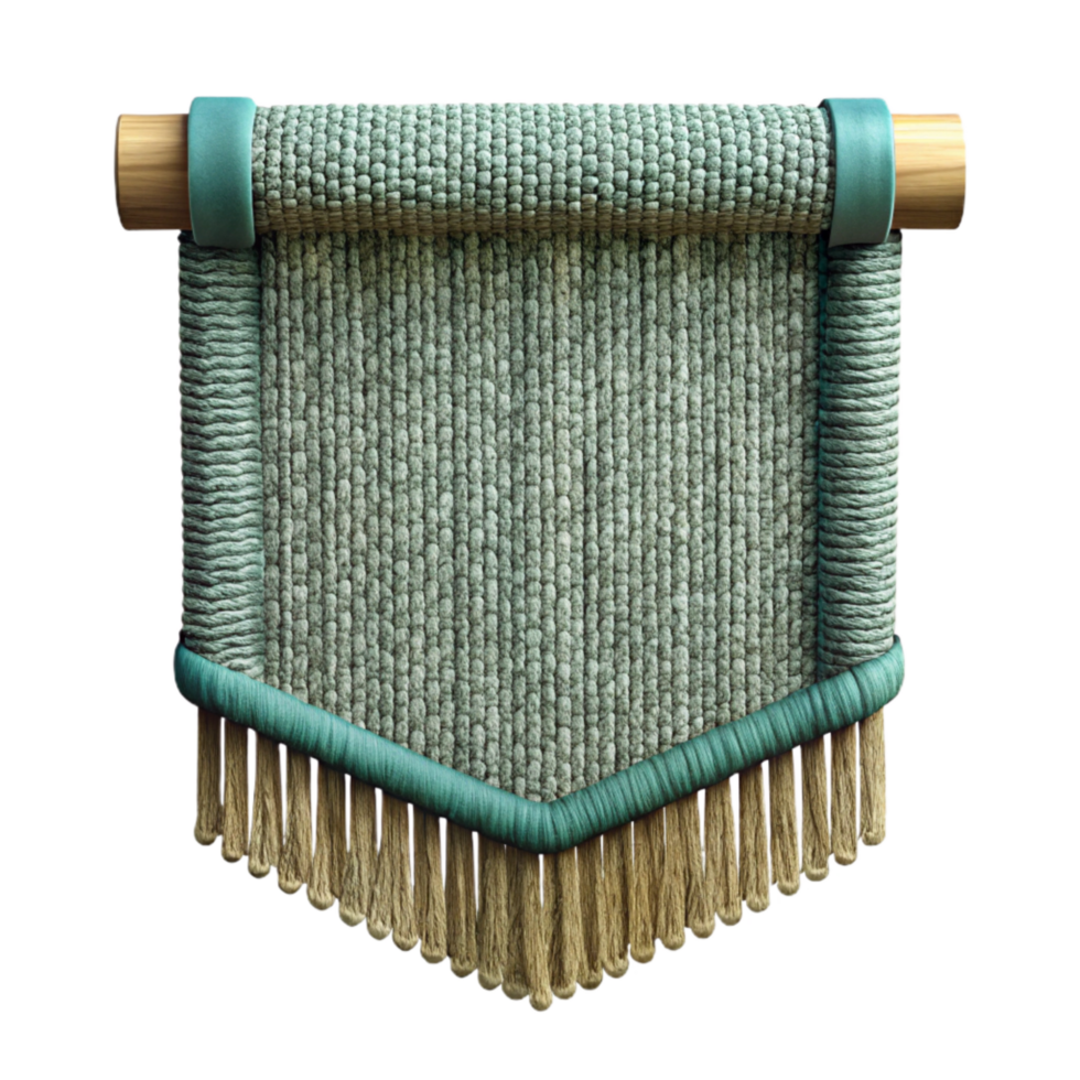 dramatic modern Woven Terraverde Tapestry Texture with Isolated Background detailed png