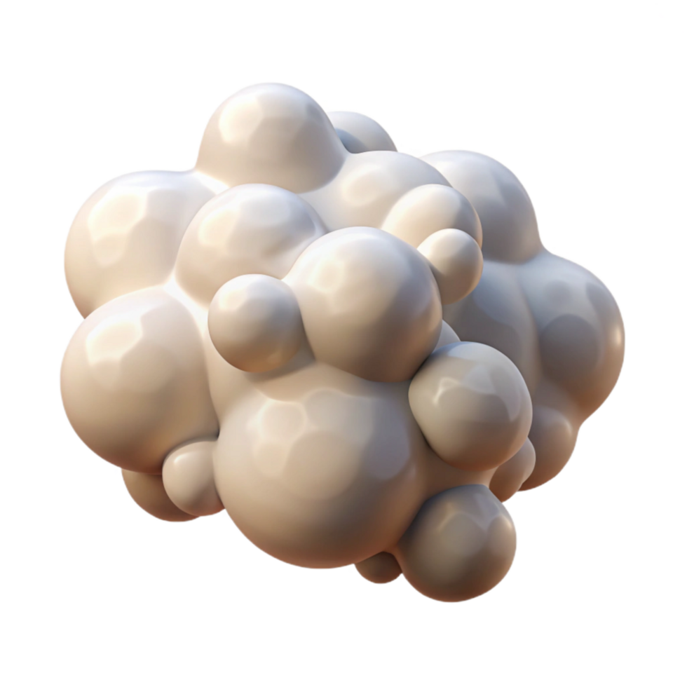 beautiful creative Zephyr Zone Cloud Formation Isolated Element White Puffy Clouds genuine png