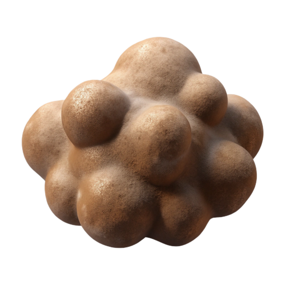 stunning artistic Zephyr Zone Dust Cloud Cutout Brown Color Transparent Background professional png