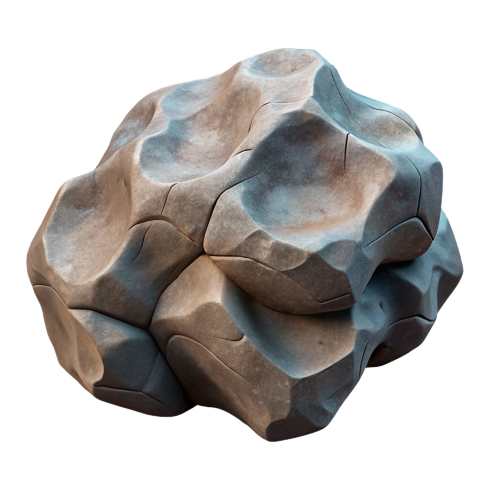 stunning minimalist Zephyr Zone Rock Formation Cutout with Realistic Shadows png