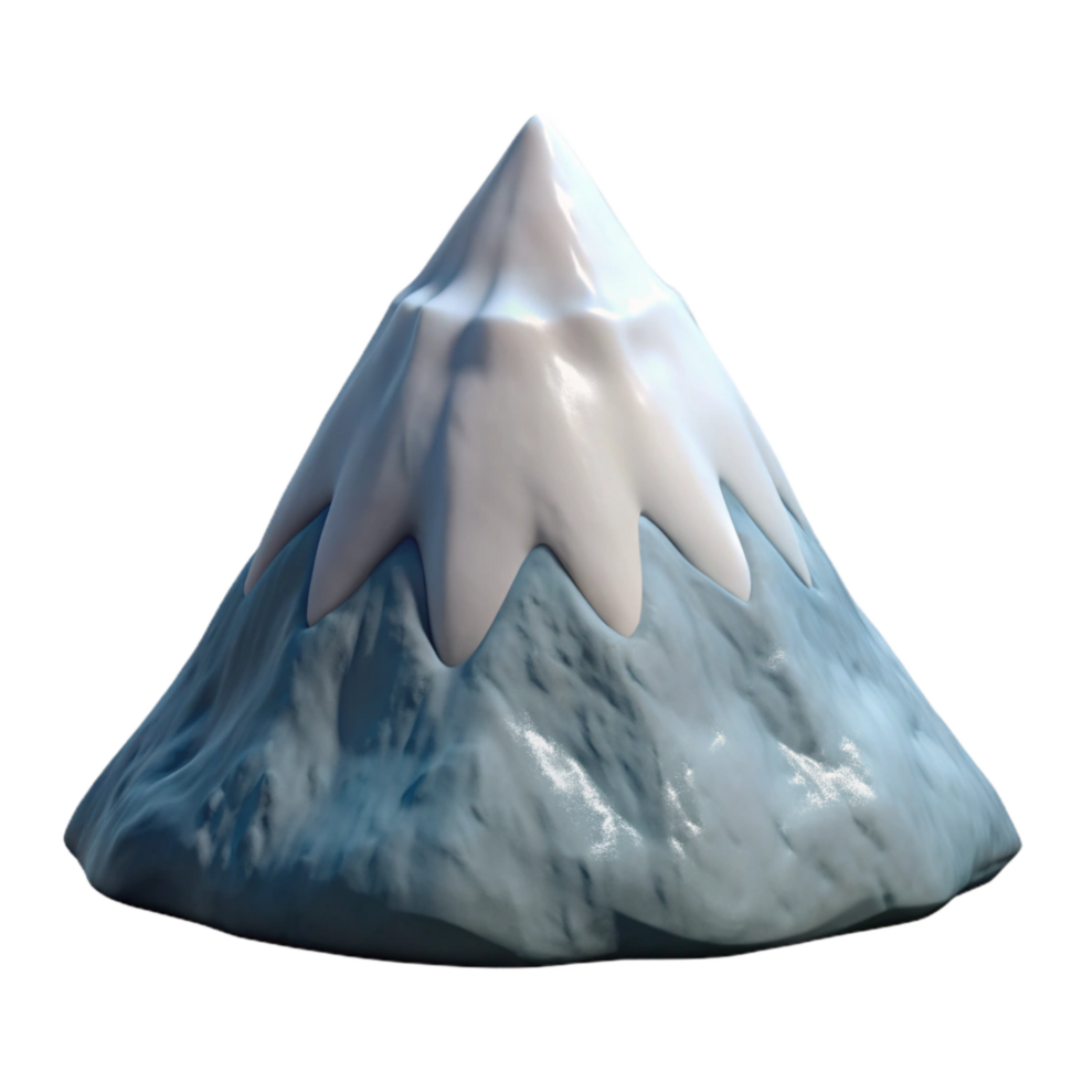 stunning creative Zephyr Zone Summit Cutout Isolated Element Snowy Peak exclusive png