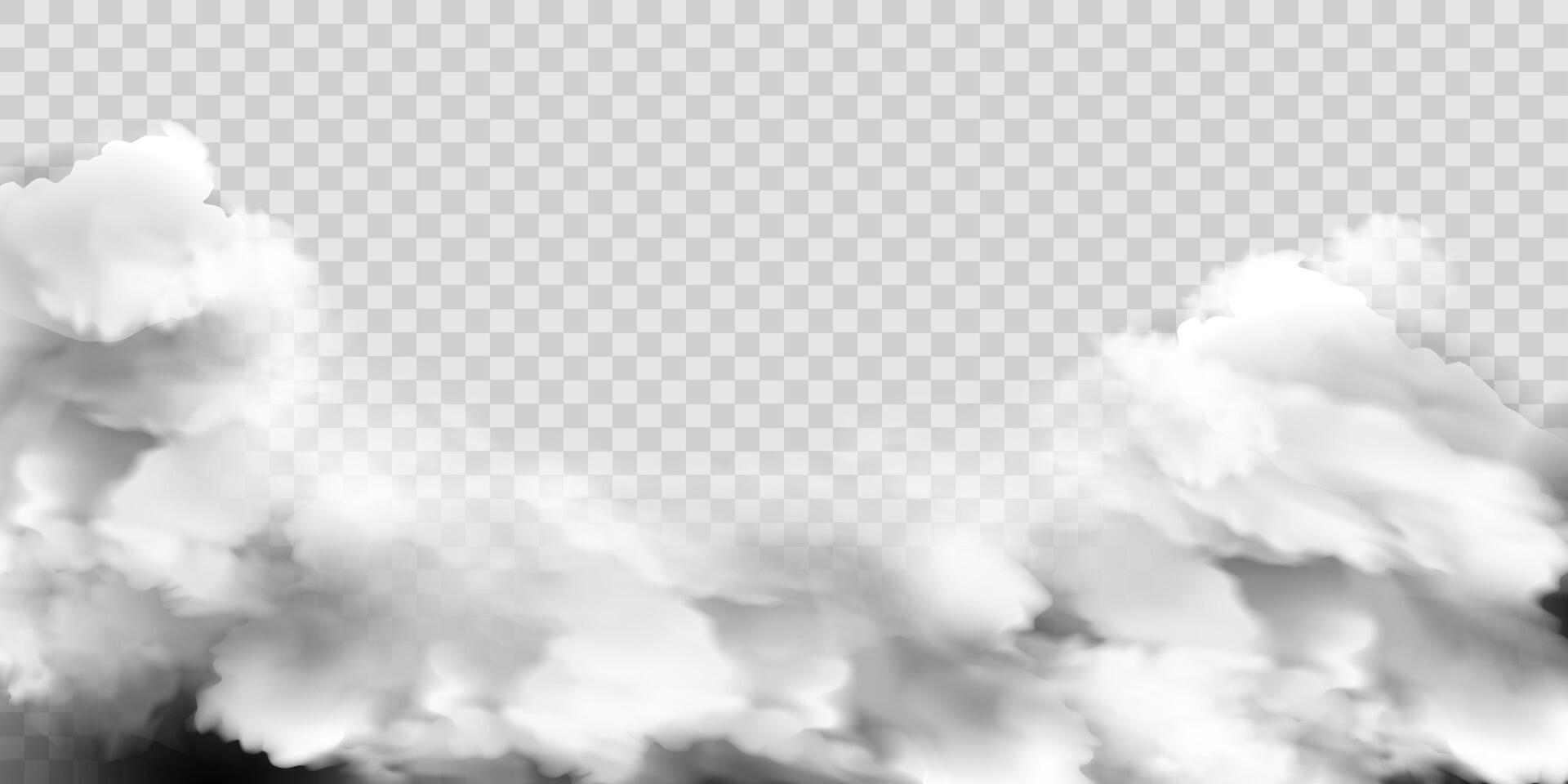 Realistic fog or smoke with special effect vector
