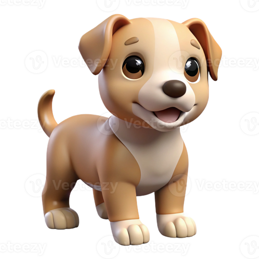 dazzling distinctive Cute puppy, adorable pose, with Transparent Background png