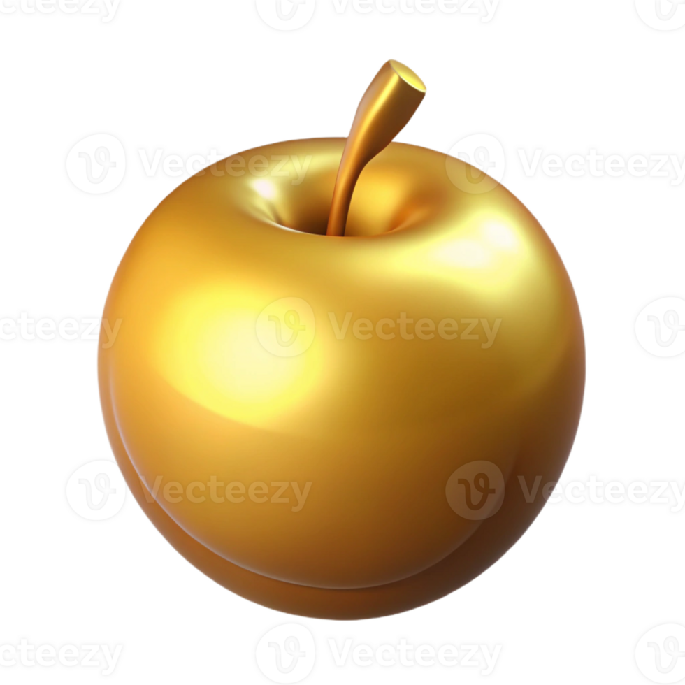 sumptuous standout Golden Apple of Discord, symbol of strife with Transparent Background png