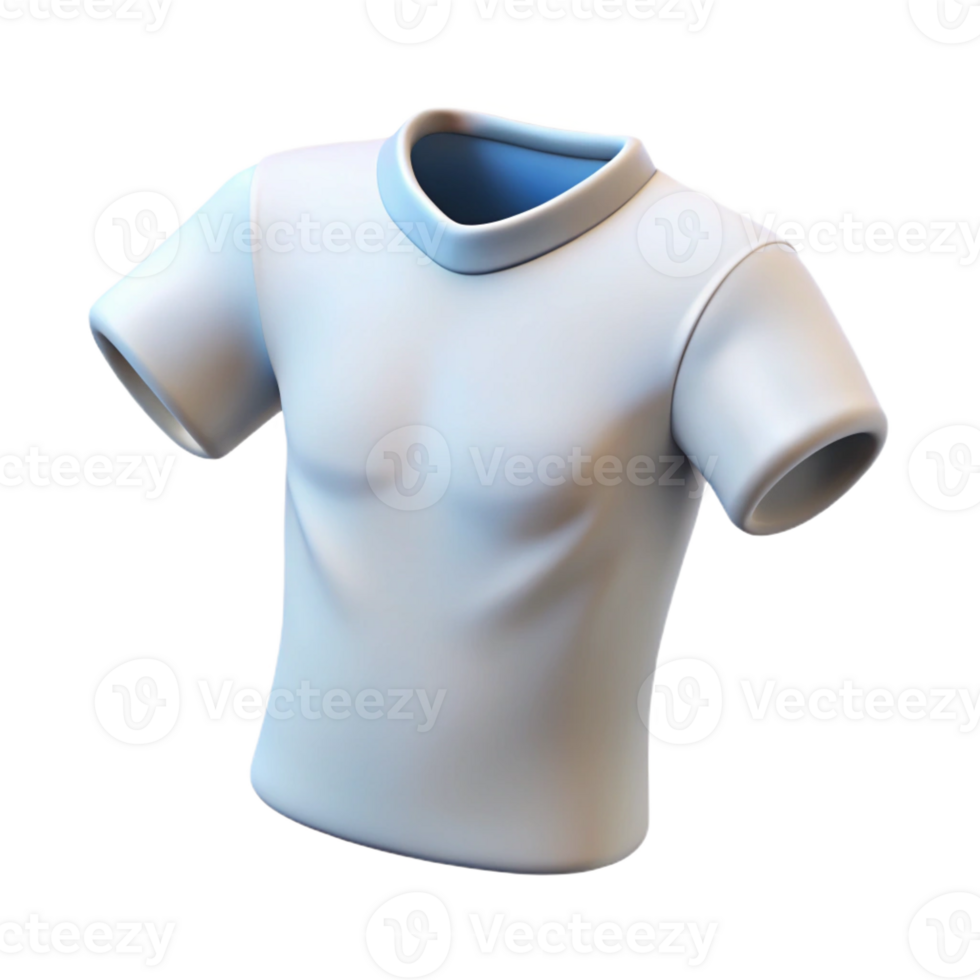 impressive tranquil modern Concept art style, isolated cutout of a single white cotton t-shirt folded with Transparent Background fine detail png