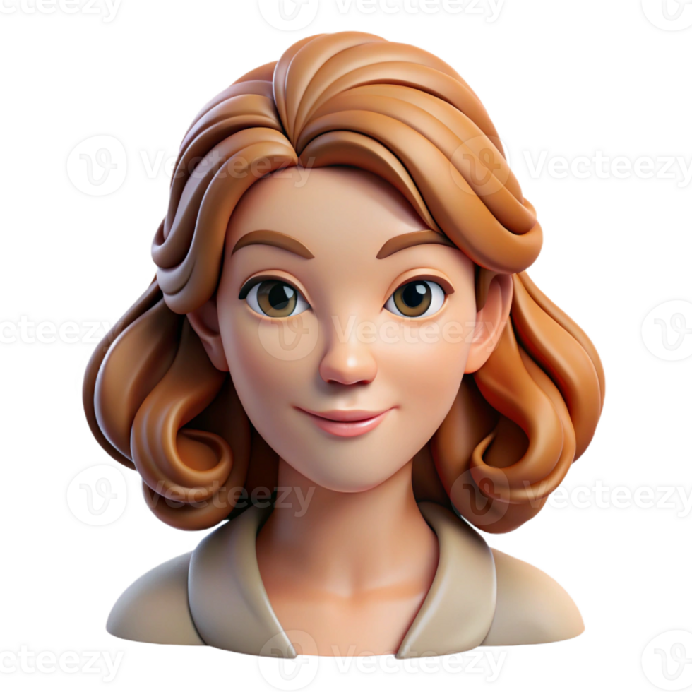 memorable geometric Hyper-specific, professional render, isolated cutout of an Art Nouveau woman's face, elegant, serene, flowing hair, with Transparent Background gallery standard png
