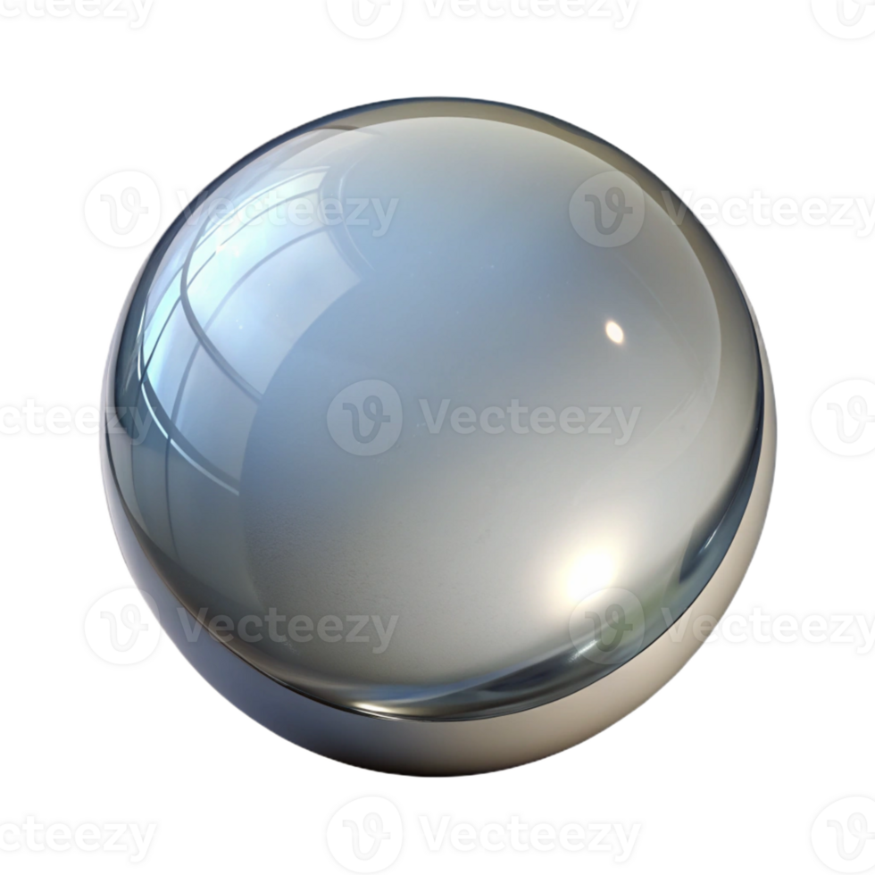impressive modern Professional render, isolated cutout of a single glass marble, clear with Transparent Background high quality png