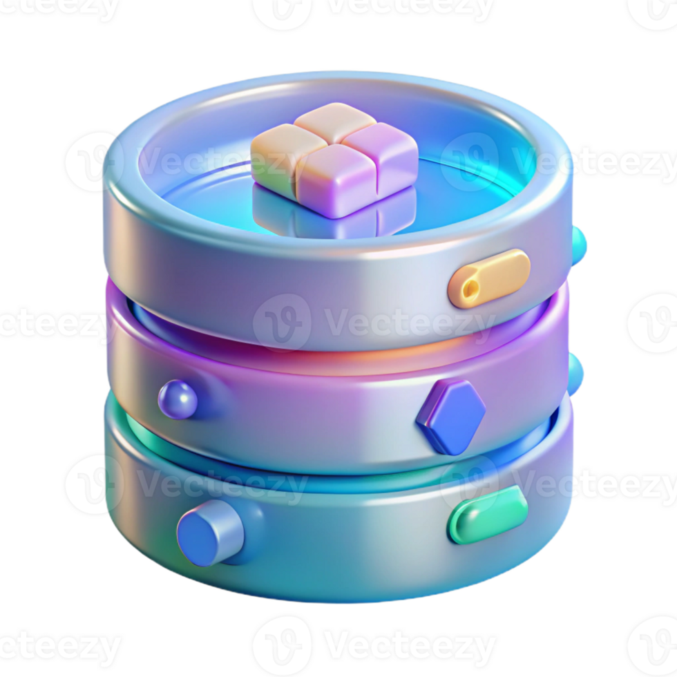 mesmerizing nordic Holographic data storage device with spinning glyphs with Transparent Background flawless png