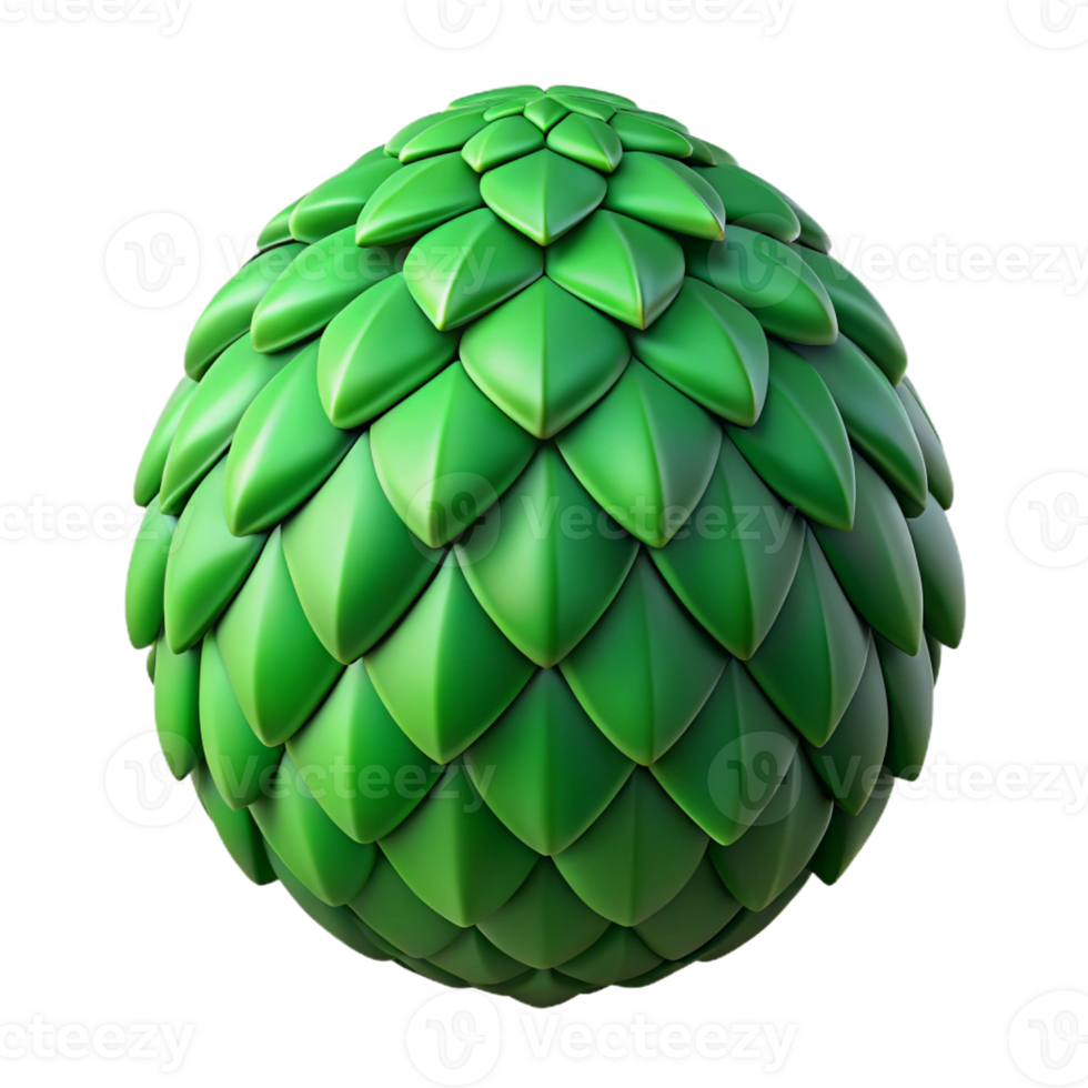 immaculate mid-century Ultra-detailed, isolated cutout of a single Dragon scale green, hyper-specific, professional render, concept art style with Transparent Background crisp png